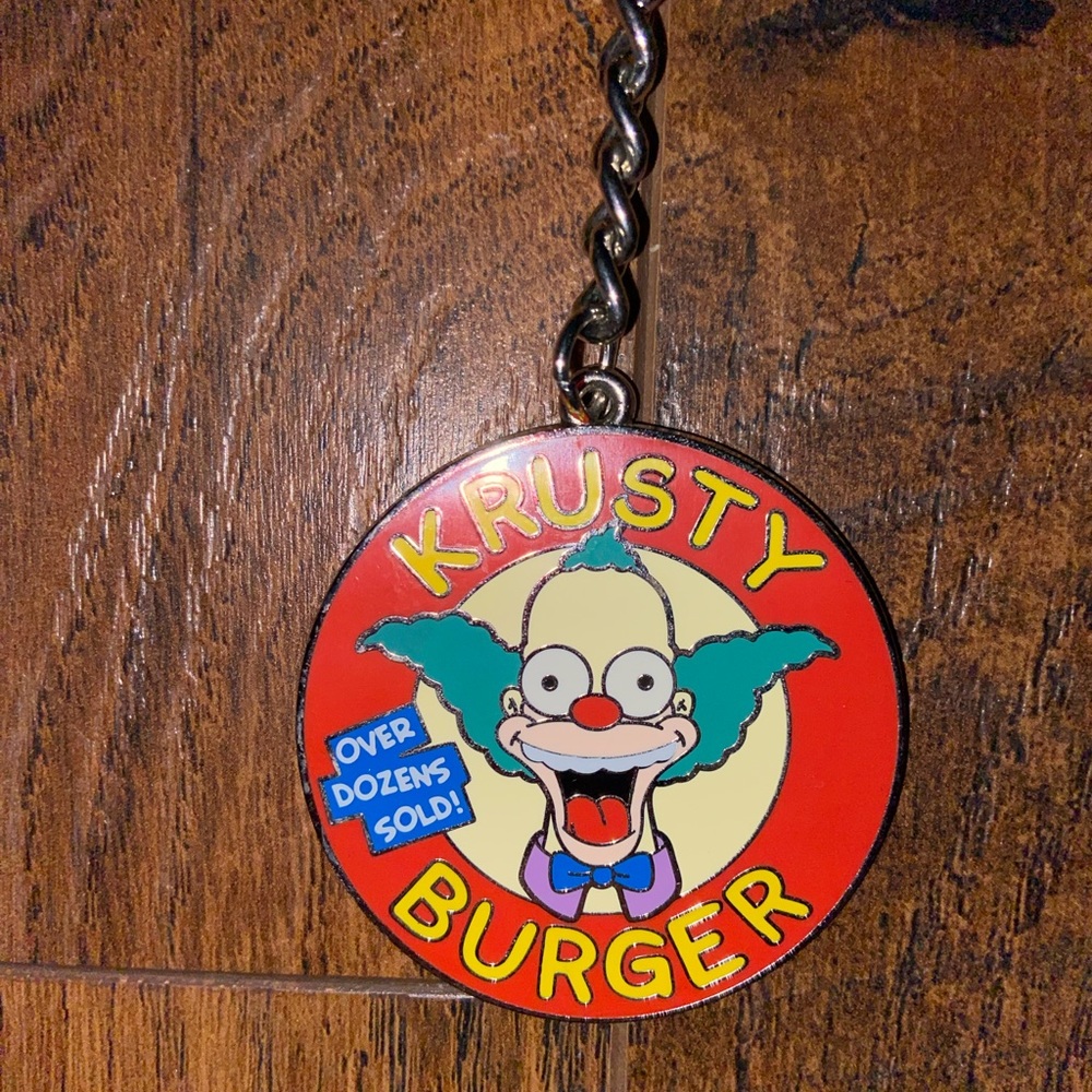 Krusty Burger Keychain - Picture 2 of 10